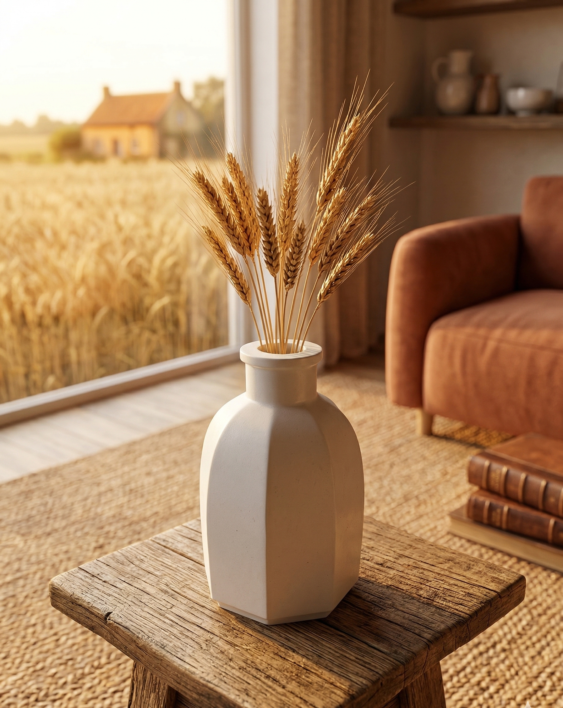 Florero geométrico mediano artesanal